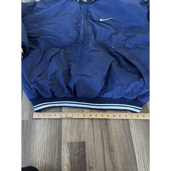 Vintage Nike Zip Up Puffer Coat Blue Men’s Size XXL - Picture 5 of 12